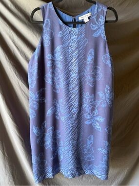 TOMMY BAHAMA Shibori Border Blue Sleeveless Dress 2022 Artist Series XL
